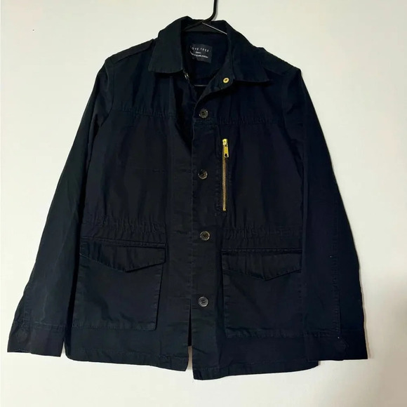 Love Tree Jacket Womens Size small Front Button Lightweight Outerwear Parka - Picture 1 of 9